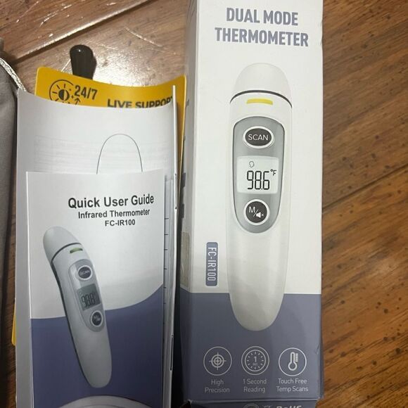 Thermometer for Adults,Touchless Digital Infrared for Fever, Ear and Forehead - Picture 5 of 11